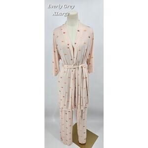 Everly Grey Analise‎ 3-Piece Maternity/Nursing Pajama Set – Sunrise Print